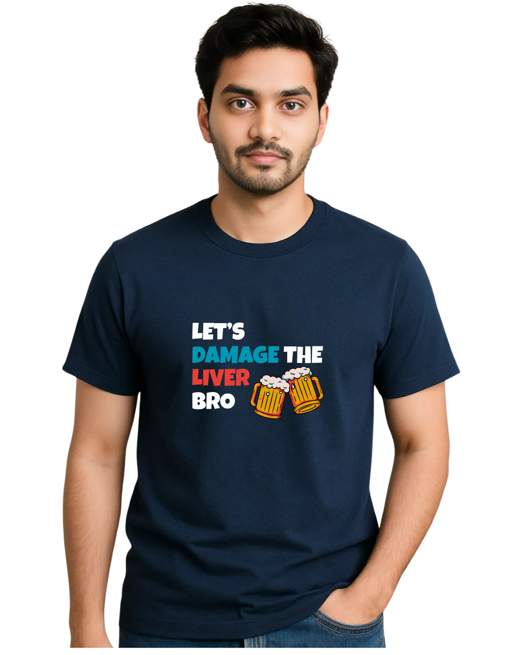 Navy Blue Lets damage the liver bro Lets damage the Liver bro - Image 6