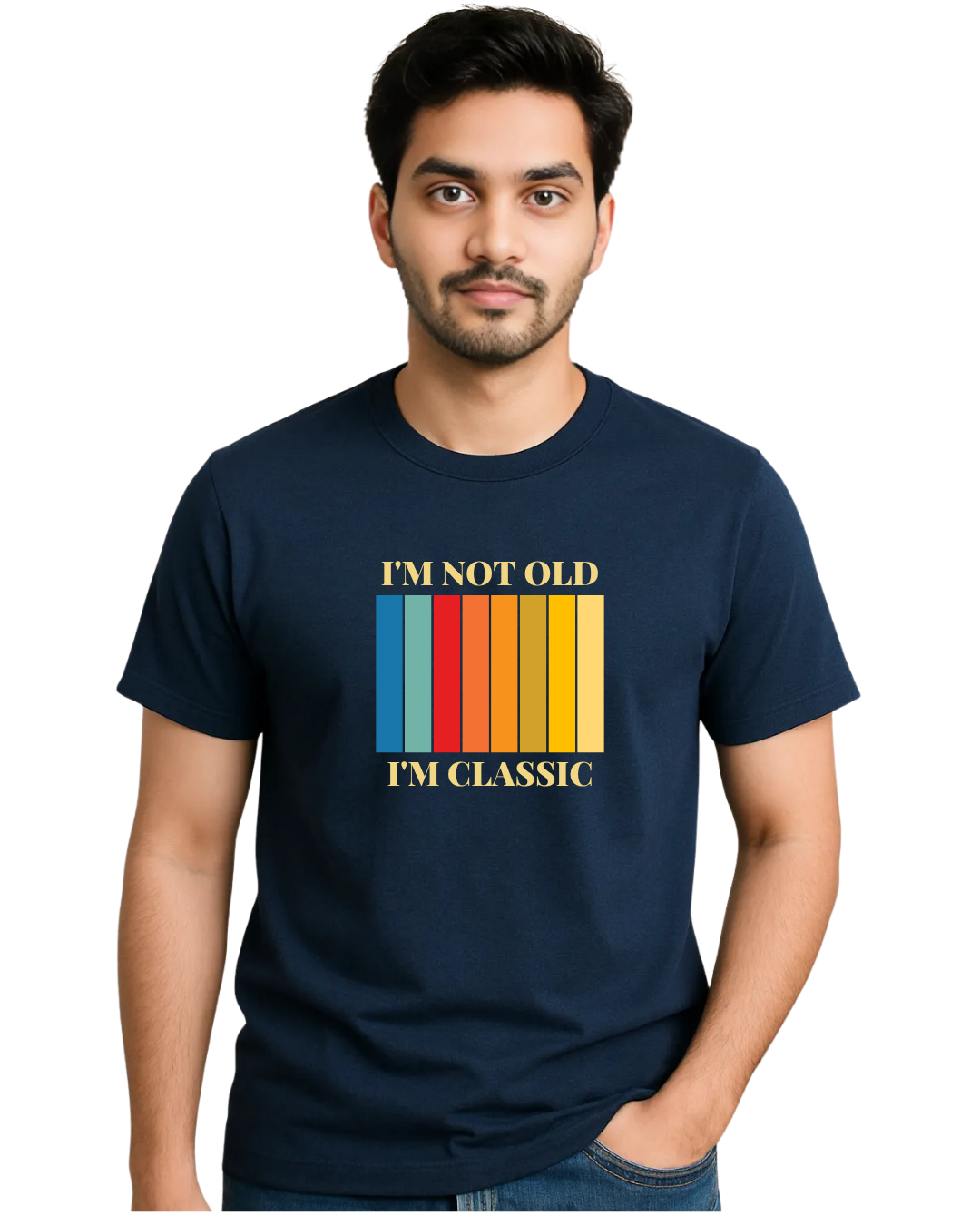 Navy Blue Not old classic I'm not old, I'm Classic - Image 1