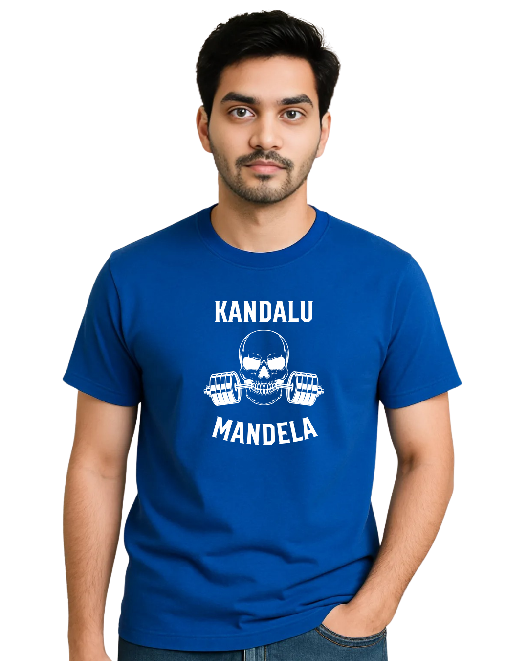 Royal blue men Kandalu Mandela Kandalu Mandelu - Image 4
