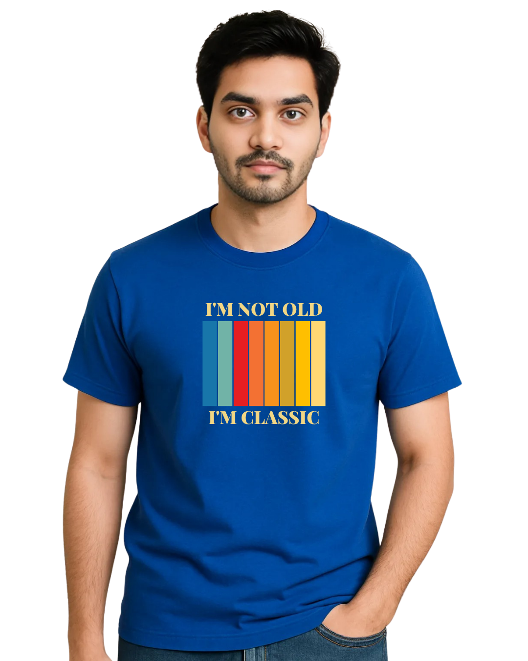 Royal blue men Not old classic I'm not old, I'm Classic - Image 6
