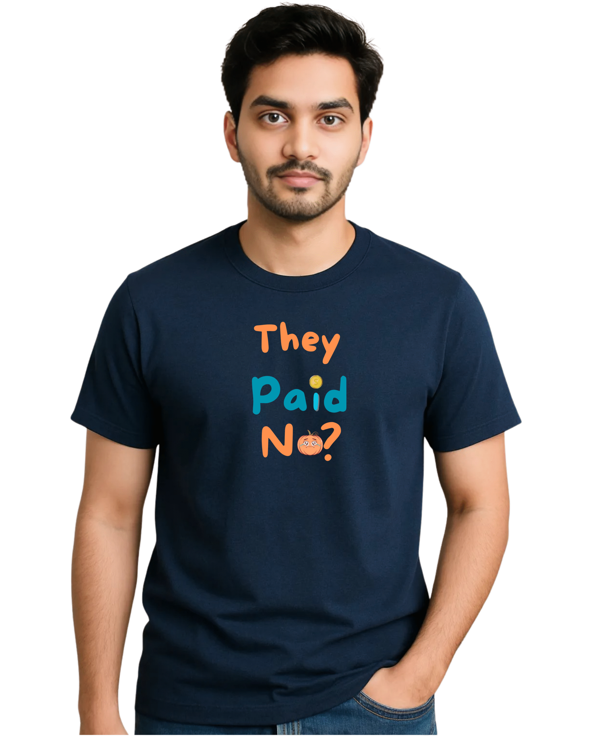 Navy Blue they paid no They Paid No? - Image 1