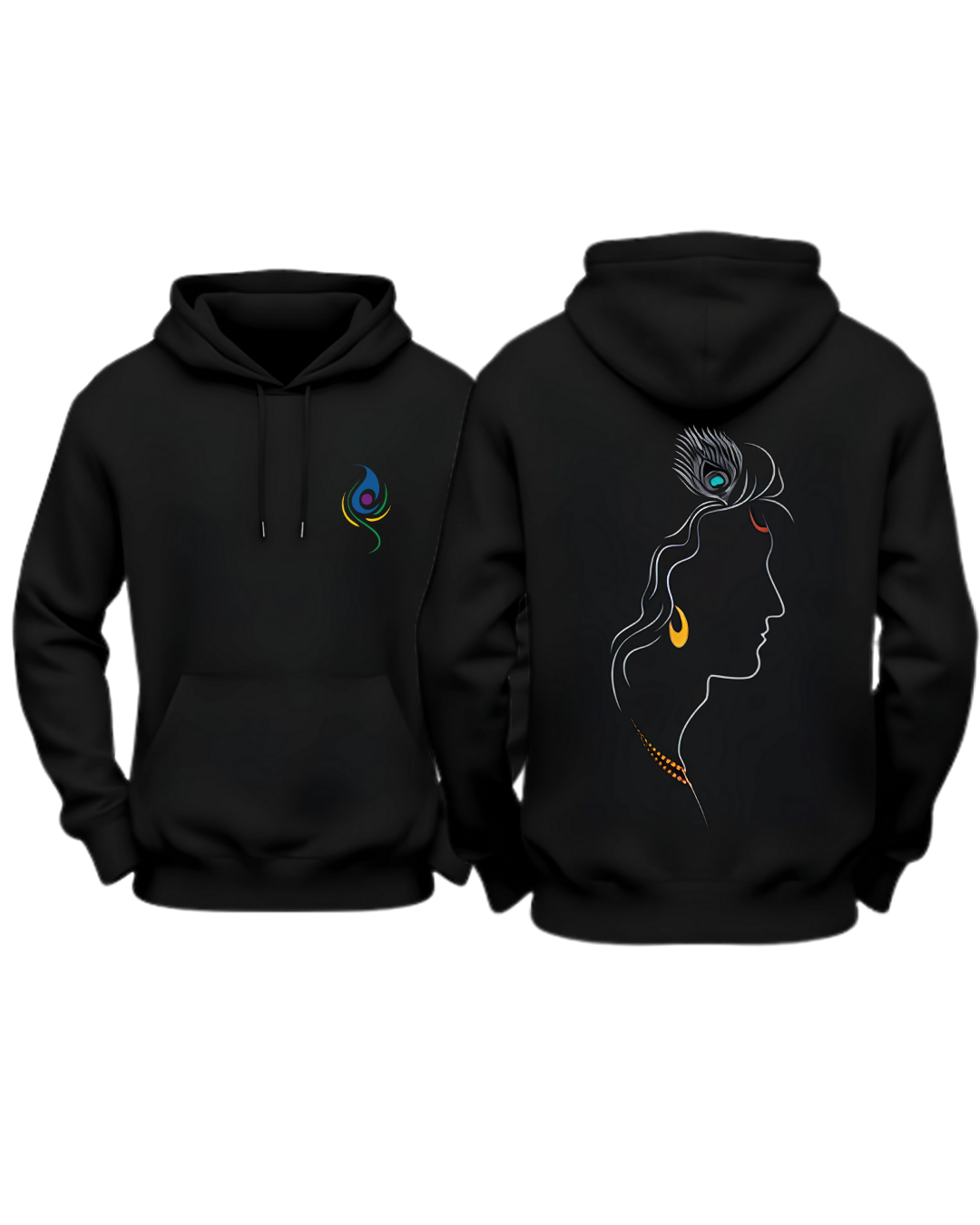 1 Krishna Hoodie | 350 GSM Premium Quality Hoodie - Image 4