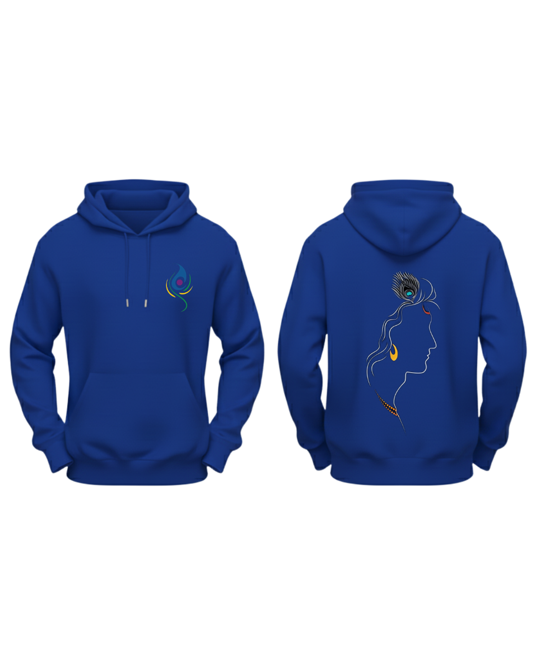 10 Krishna Hoodie | 350 GSM Premium Quality Hoodie - Image 1