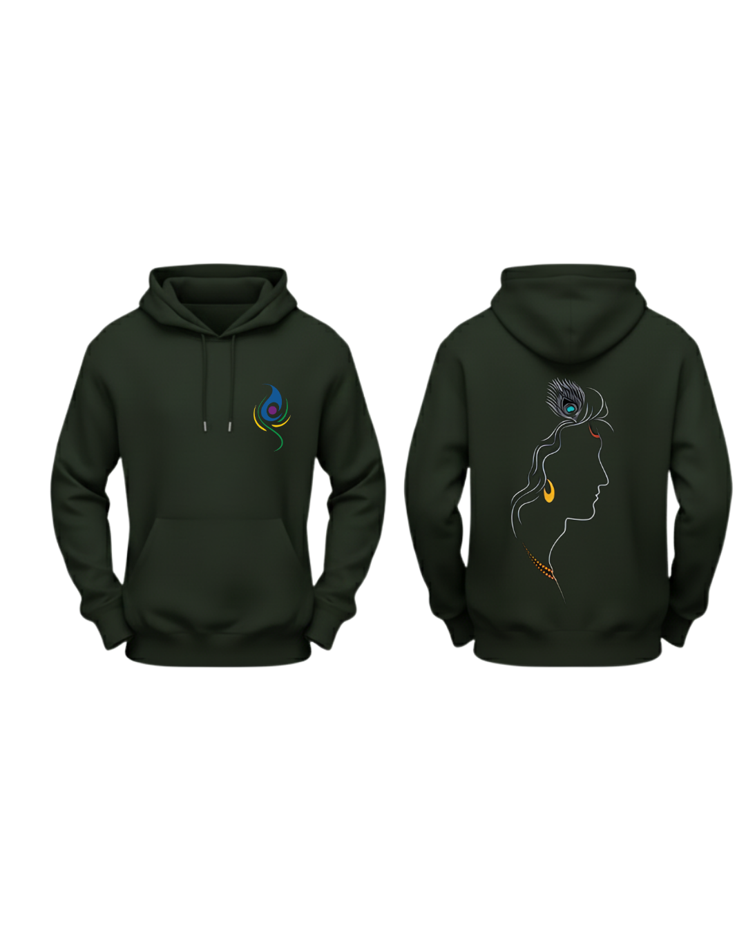 4 Krishna Hoodie | 350 GSM Premium Quality Hoodie - Image 3