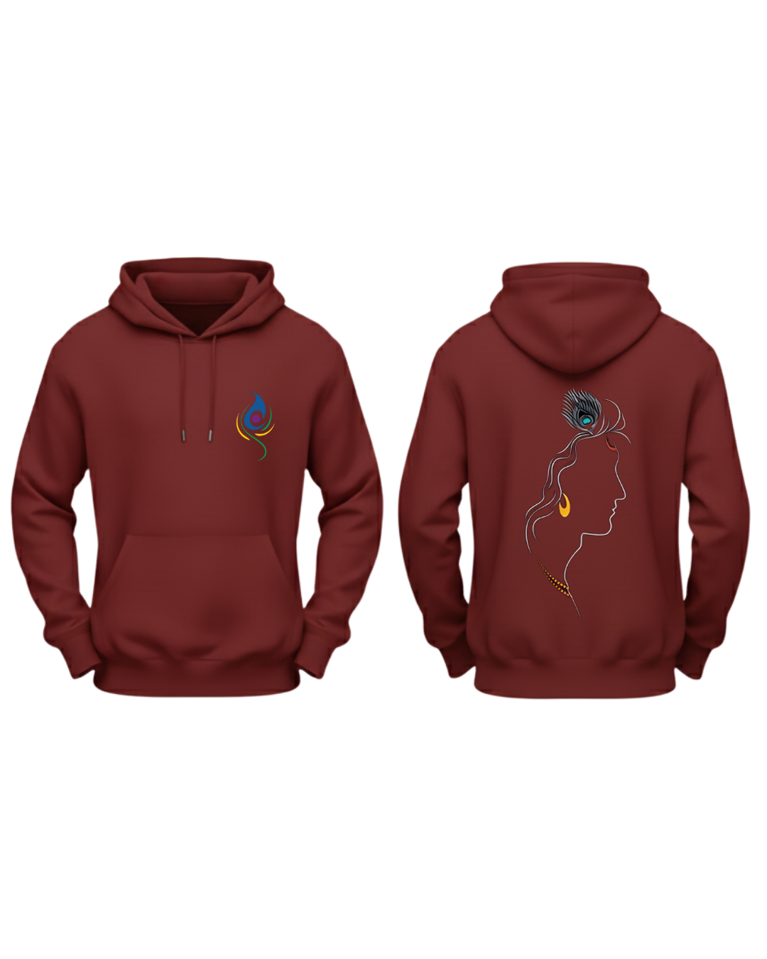 7 Krishna Hoodie | 350 GSM Premium Quality Hoodie - Image 2